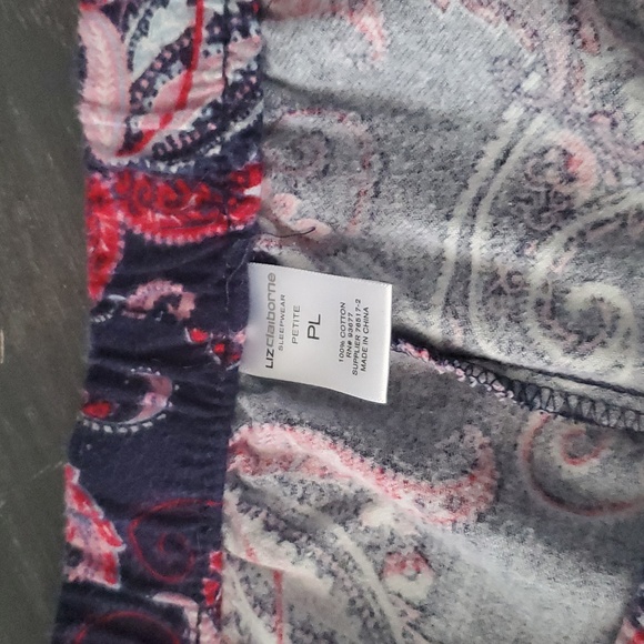 Liz Claiborne Pretty flannel PJ/lounge pants - Picture 3 of 3